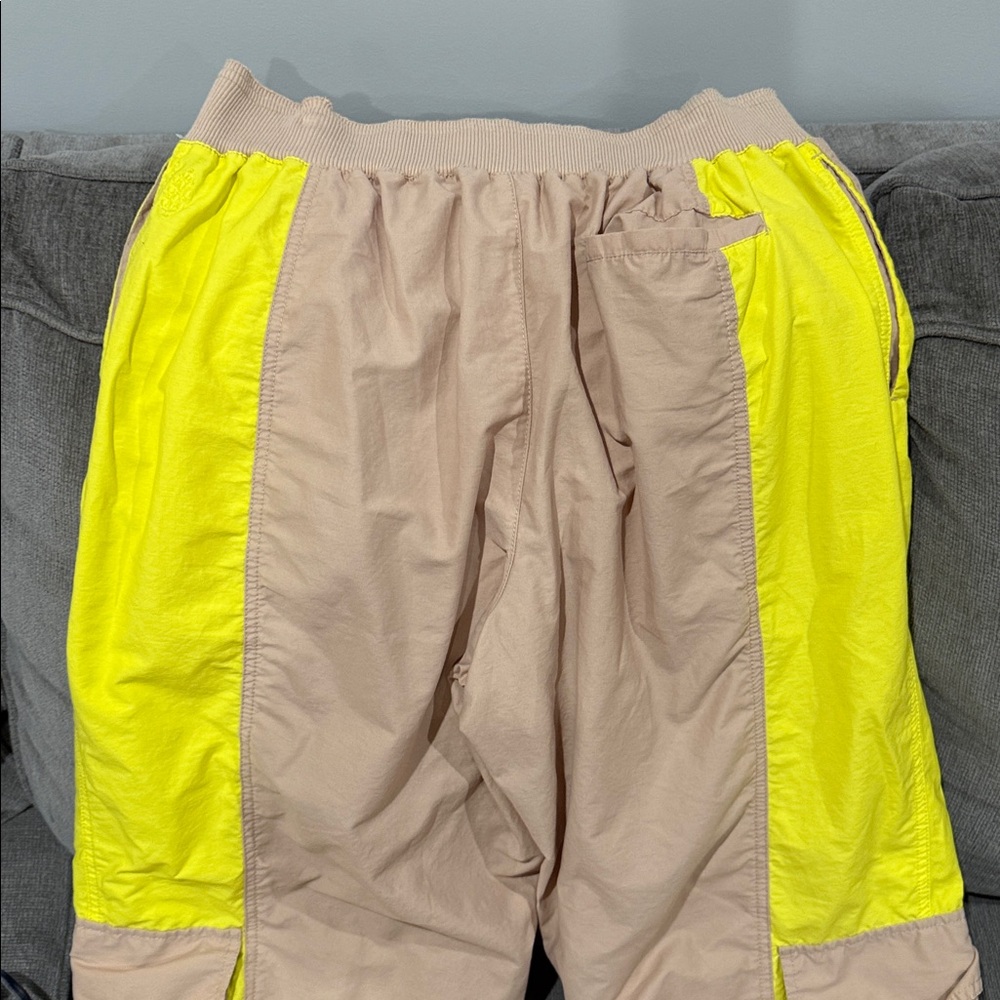 Stylish Beige and Yellow free People Pants